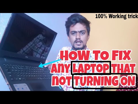 How To Fix Any Laptop Power Not Turning On  Dell Laptop won't turn on but the power light is on Fix