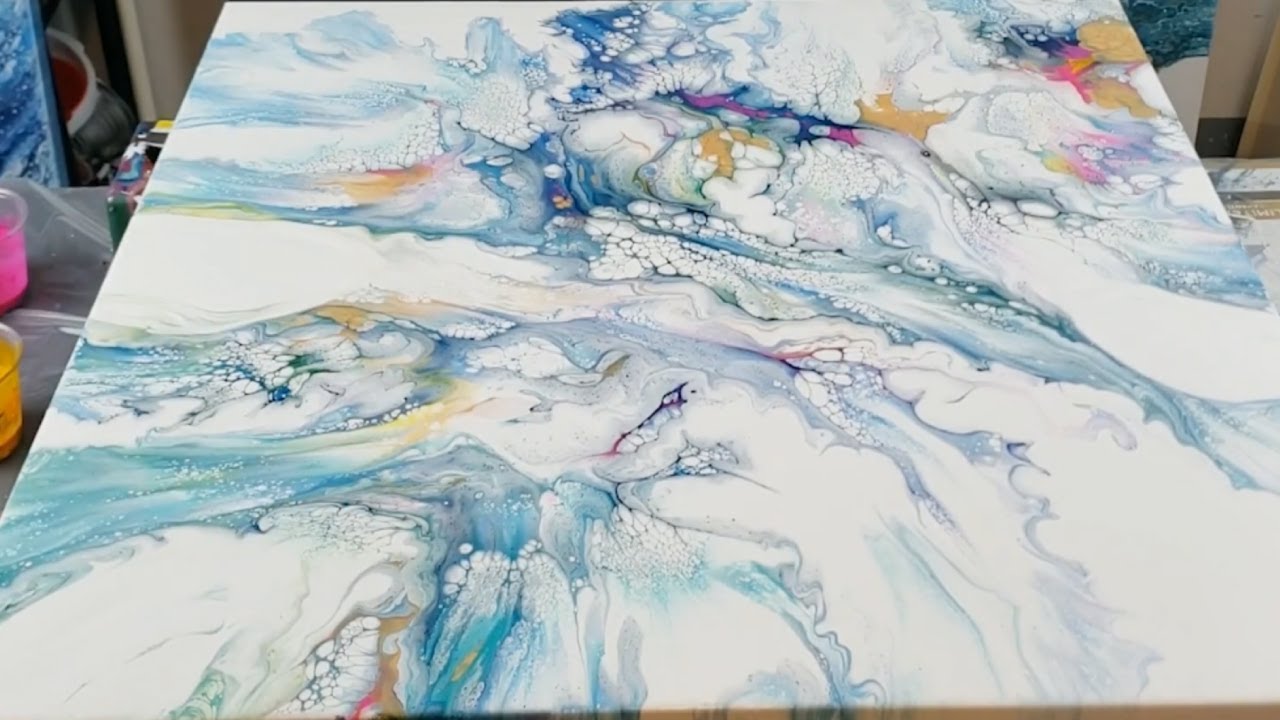 Acrylic Pouring Dutch Fluid Art Compilation - YouTube