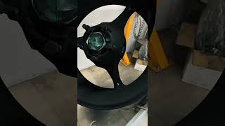 MOTORSİKLET JANTI KUMLAMA VE ELEKTROSTATİK TOZ BOYAMA  #elektrostatik #jant #araba #kumlama #tozboya