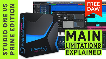 Presonus Studio One V5 Prime Free DAW Limitations Explained