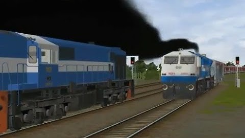 Dibrugarh Rajdhani Part 3 by MSTS Open Rails