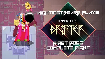 Hyper Light Drifter - First Boss Complete Struggle