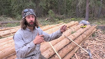Building Off Grid Log Cabin: Alone In The Yukon Ep.2  Finally Im Ready To Build