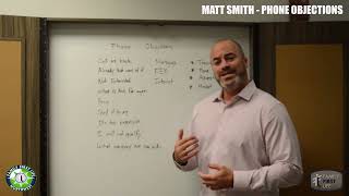 Life Insurance Sales Tips: Handling Phone Objections with Matt Smith