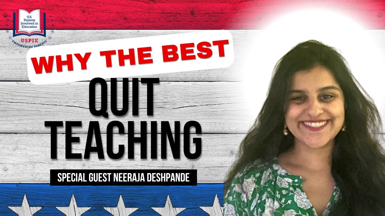 Why the BEST teachers are leaving the profession in DROVES - YouTube