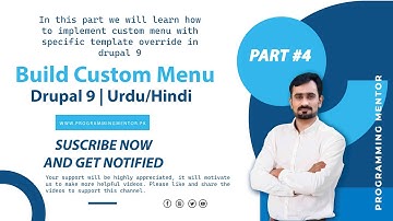 Create Complete Custom Website in Drupal 9 | Part 4  Urdu, Hindi