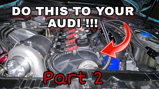(AUDI) THESE 2 THINGS SAVED MY MY CAR AND GAVE ME MORE HORSEPOWER AND TORQUE by Bruce Custom Motors 2,180 views 8 months ago 11 minutes