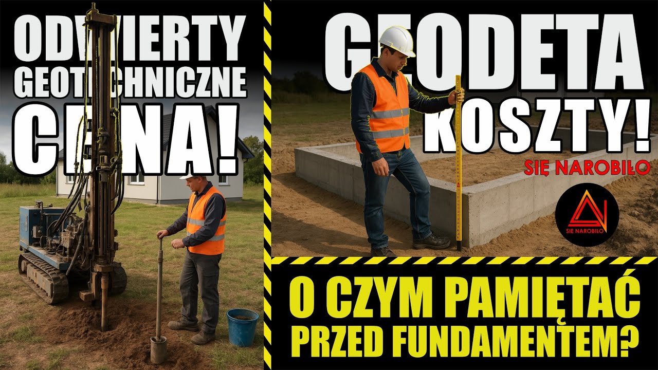Wszystko o czym musisz wiedzieć przed fundamentami. Ile KOSZTUJE geodeta i geotechnik? #koszty