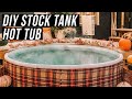DIY Stock Tank Pool Hot Tub