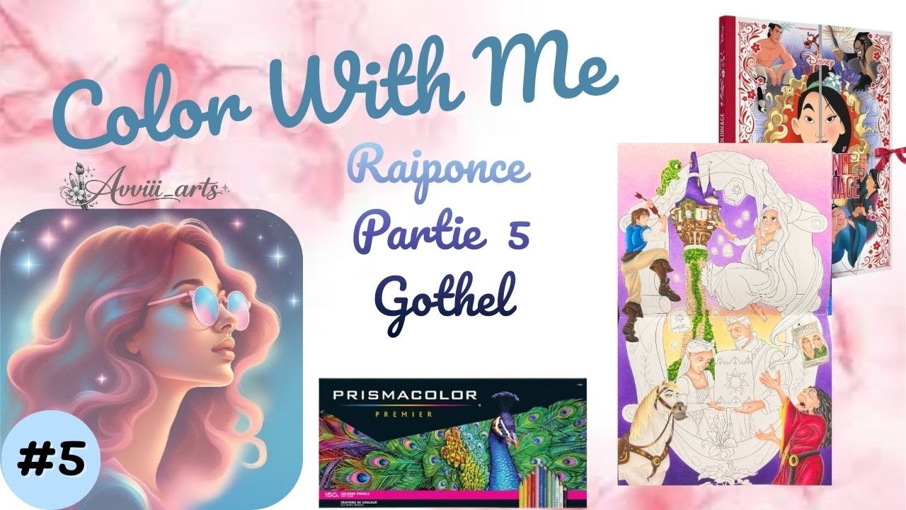 Color With Me Raiponce Partie #5