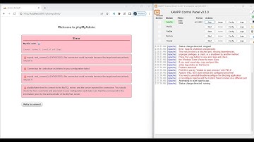 Cấu hình Xampp - Sửa lỗi phpmyadmin no connect 3 phút