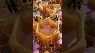 Golden Honey River ASMR! 🍯✨#shorts #asmr #honey #food #viral #fantasy #cartoon #fyp