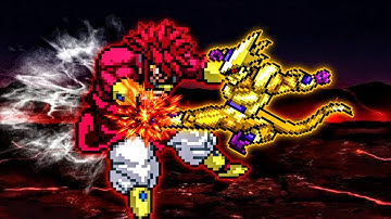 Limit Break Broly SSJ4 OP (New) VS Golden Cooler V2 OP in Jump Force #Mugen