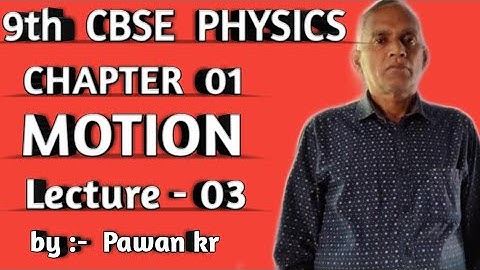 PHYSICS  |MOTION |Lecture 03 |chapter 01 |PRE FOUNDATION ACADEMY