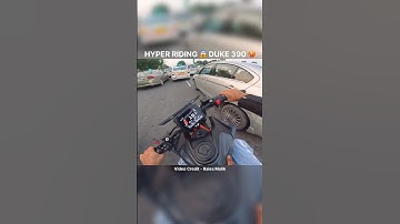 DUKE 390 🥵 HYPER RIDE #duke #hyperriding #shorts