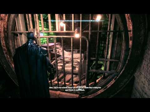 Video: Batman: Arkham Knight - Miagani Tunnels, Batarang, Arkham Knight Jagar