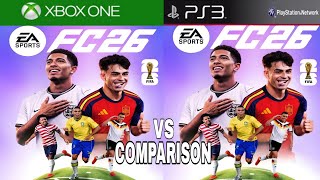 EA FC World Cup 2026 Xbox One Vs PS3