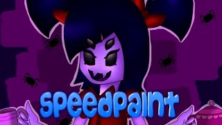 [SpeedPaint] Muffet Undertale