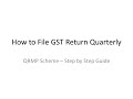 @creaturesofknowledge how to file gst return  quarterly #GSTReturn#QRM#trending #trendingvideo 