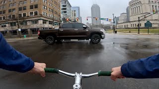 Lunch Rush Food Delivery POV | Fixed Gear