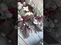 DIY Christmas Deer Wreath & Centerpiece | Snowy Woodland Holiday Collection | Collection 1592