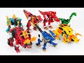 Super10 Tyrannus Spinos TriHorn DinoTrainer Tyranno Triceratops Ankylo Brachiosaurus Transformation