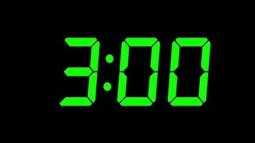 3minute countdowntimer without sound Green and black screen #threeminute