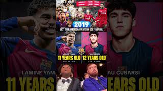 Lamine Yamal And Pau Cubarsi Were Literally Kids Back Then (Not Much Changed Since?😁) 🔙👶