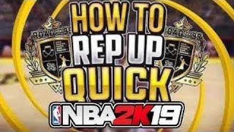 250+K REP PER HOUR METHOD FASTEST CONSISTENT WAY TO REP UP YOUR MY PLAYER IN NBA 2K19 ( MASCOT)