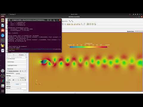 Dr.Trushar B.  Gohil Challenge Completed: Flow around a full circular cylinder in OpenFOAM.