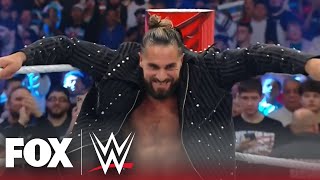 Drew McIntyre blindsided by Seth Rollins while berating CM Punk in Chicago | WWE on FOX