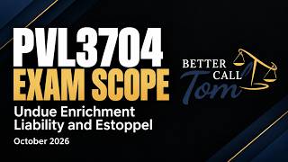 PVL3704 Exam Scope | 14 October 2026 | What to Study for Undue Enrichment Liability and Estoppel