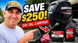 How To Change Oil Mercury 115 EFI Outboard Motor (DIY SAVE $250 BUCKS!)