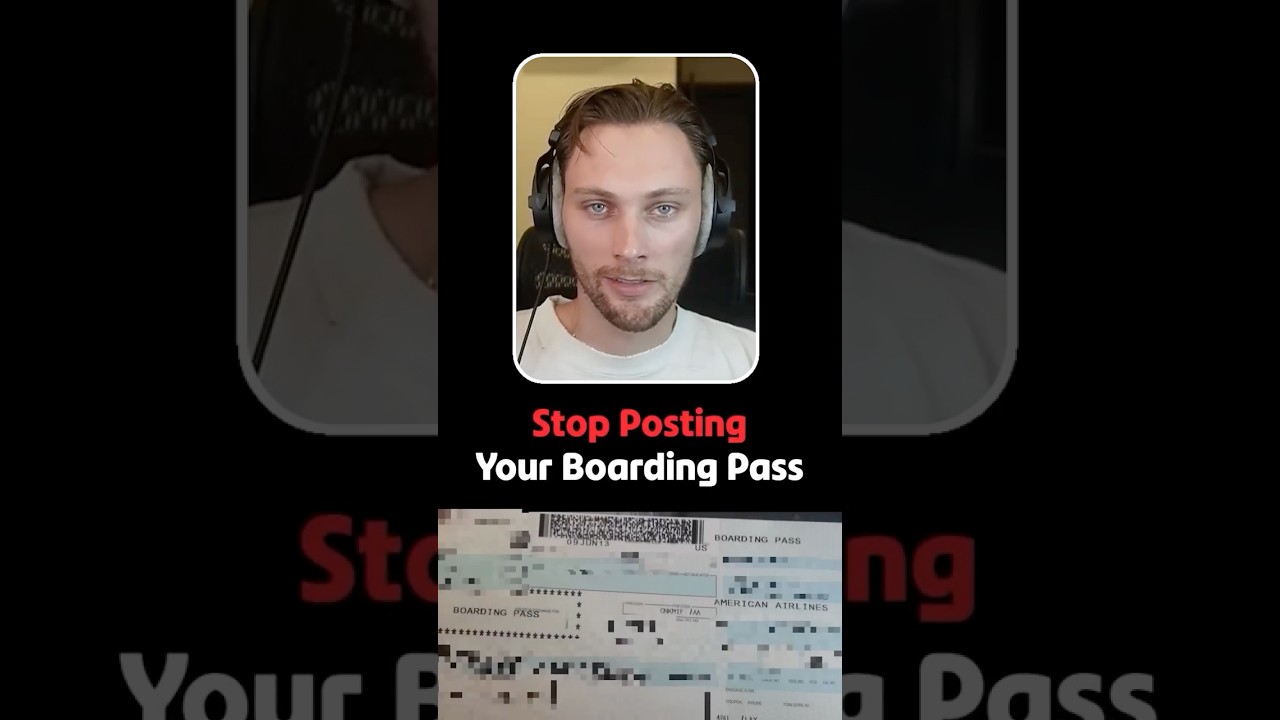 don't post your boarding pass