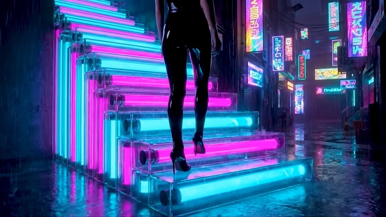 Which stairs would you take? Oddly Satisfying AI ASMR