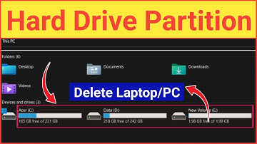 Disk management|Hard drive partition delete kaise kare|Drive Partition Delete|new volume delete