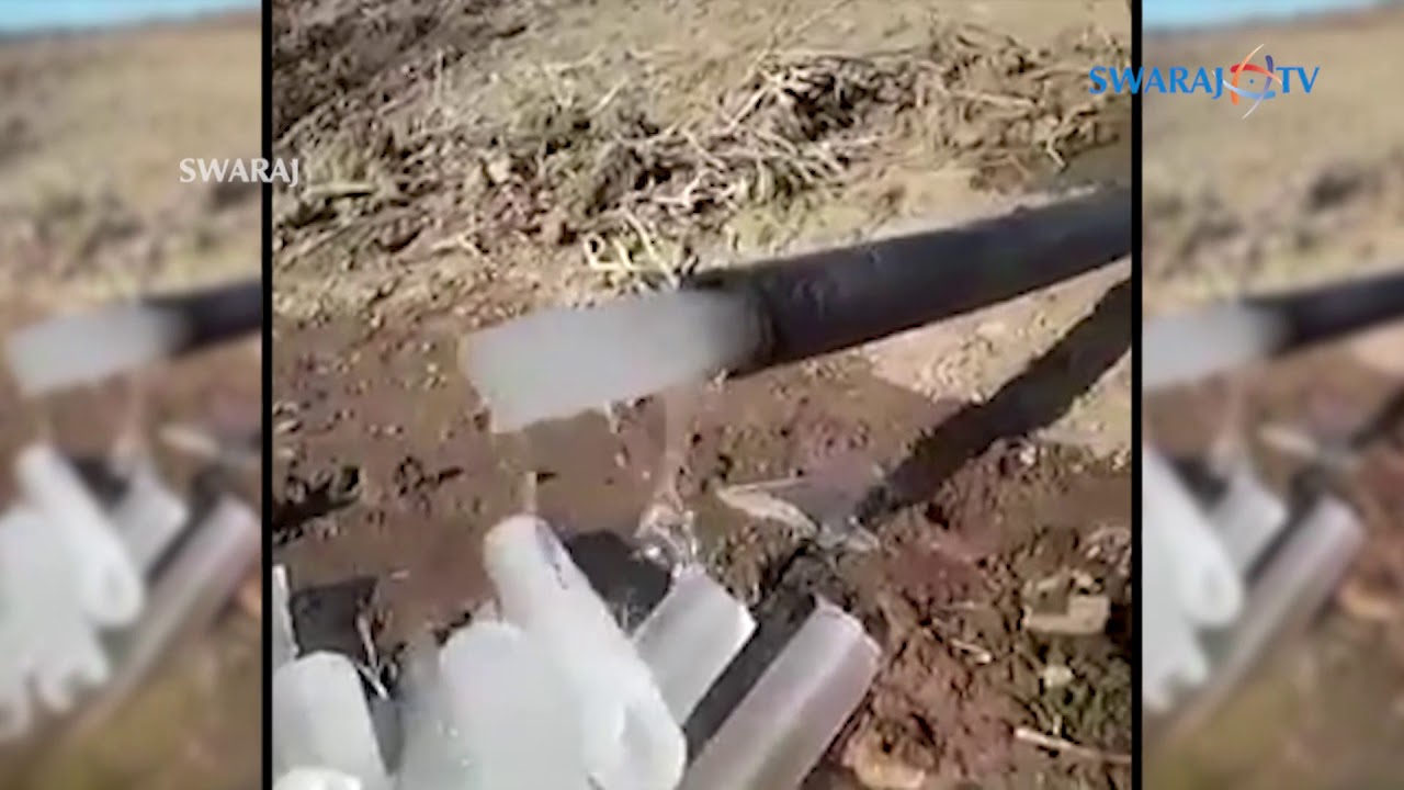 Ice Cubes are Coming from Water Pipe | Natural wonder