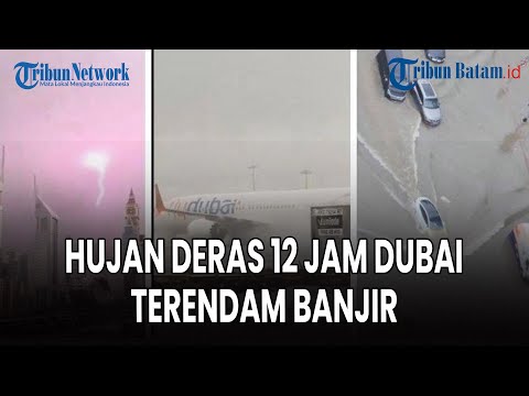 Dubai Digulung Banjir, Landasan Bandara Jadi &#39;Lautan&#39;