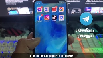 របៀបបង្កើតក្រុមក្នុងតេឡេក្រាម Telegram | How to Create Telegram group