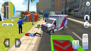 Rescue Roof Ambulance Van Driving Simulator - Rescue Car Driving - Android Gameplay screenshot 5