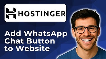How to add a WhatsApp chat button to website in Hostinger website builder [2025 Easy Guide]