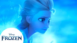 Anna y Elsa descubren recuerdos en el agua | Frozen