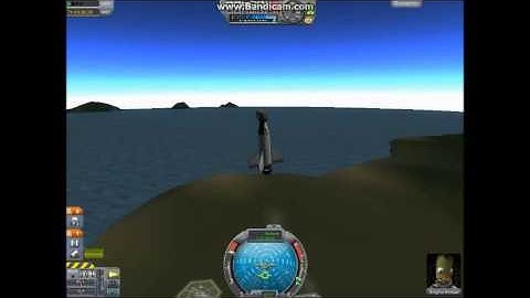 KSP MOBILE BASE ROCKET TEST LAUNCH