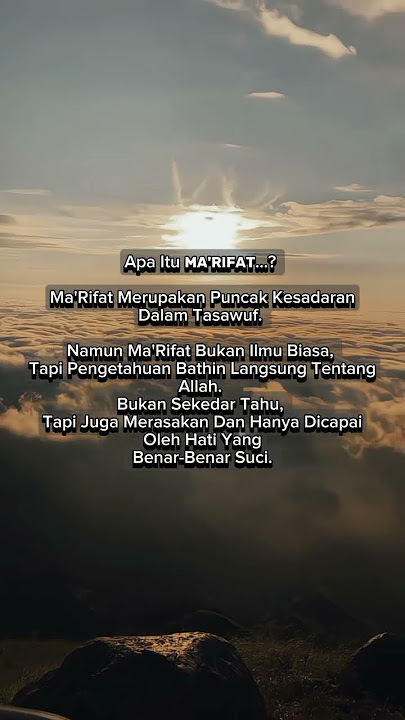 #ilmutasawuf #ilmuagama #selaras
