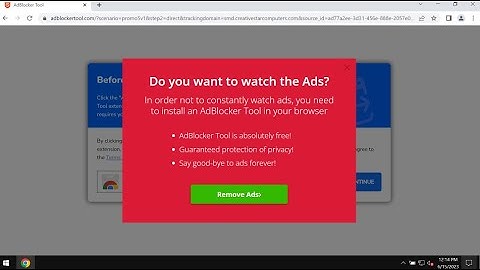 Adblockertool.com pop-up removal instructions.