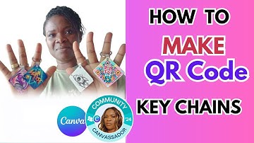 How To Sublimate QR codes on MDF Keychains for Beginners #canva #silhouettestudio
