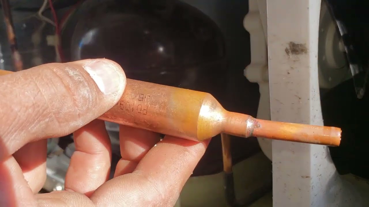 refrigerador no enfria nada..posible falla FILTRO CAPILAR TAPADO facil