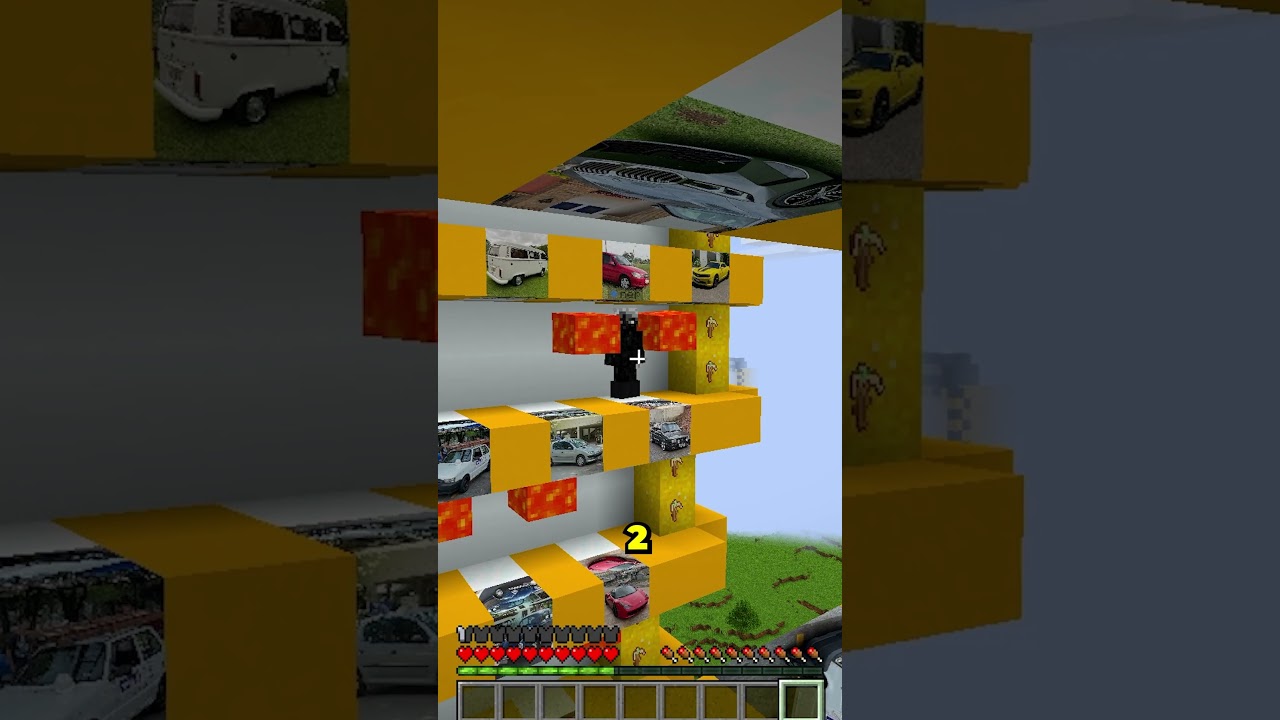 quem DESCER no CARRO certo vence!!#minecraft