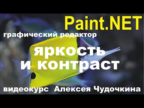 Как поменять яркость и контраст в Paint.NET