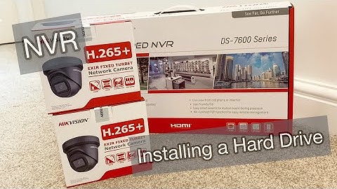 Hikvision CCTV - Installing a Hard Drive in a NVR